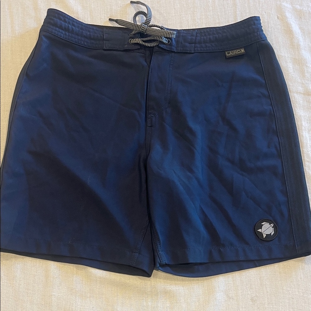 30-212100 LAIRD Navy Swim Board Shorts